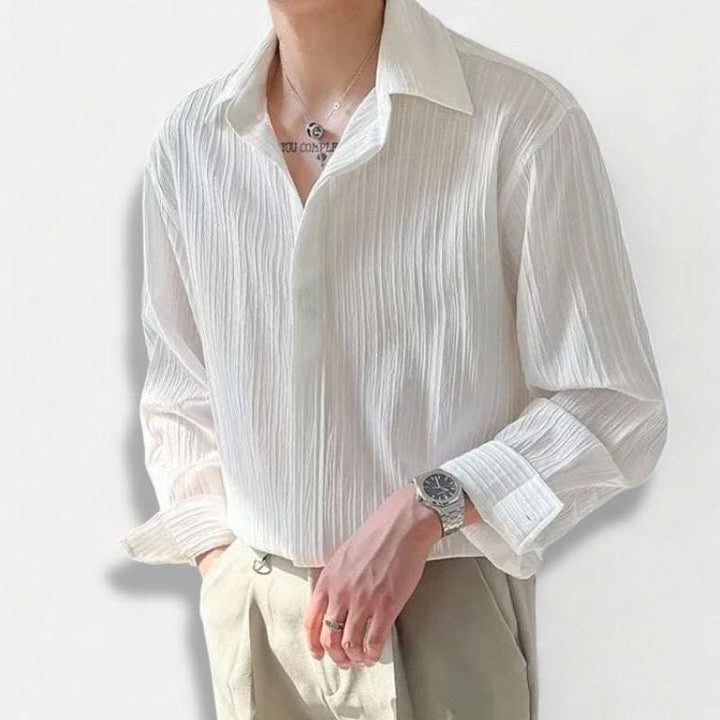 Chemise coréenne coupe ample