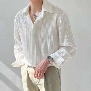 Chemise coréenne coupe ample
