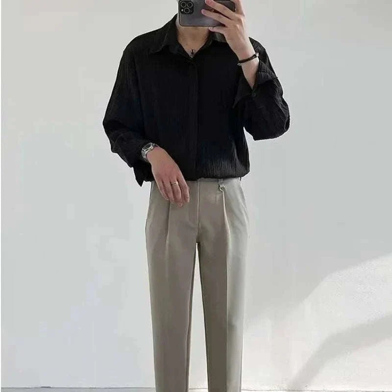 Chemise coréenne coupe ample