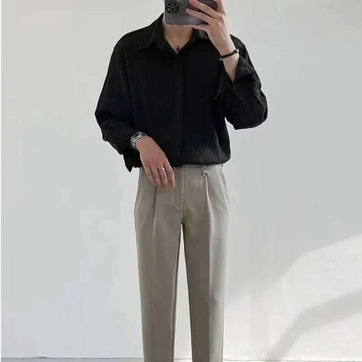 Chemise coréenne coupe ample