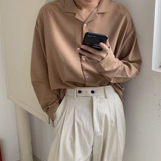 Chemise coréenne coupe ample
