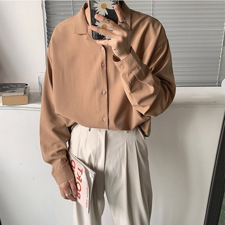Chemise coréenne coupe ample