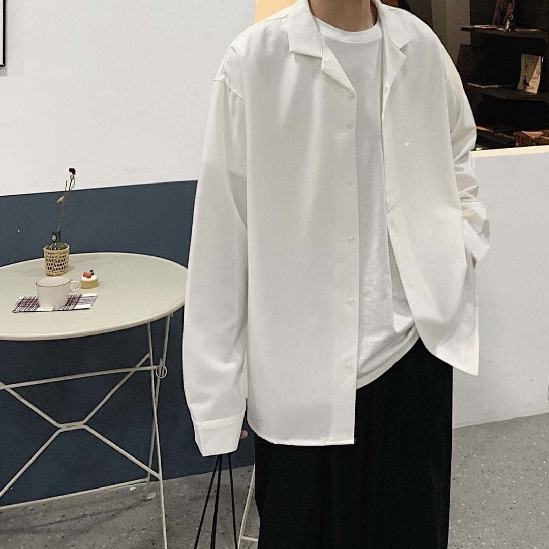 Chemise coréenne coupe ample