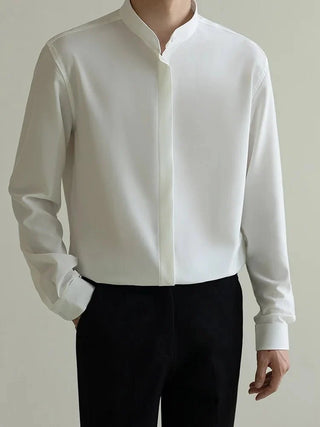 Chemise formelle grande taille style business classique