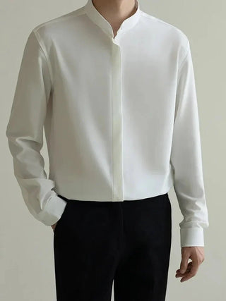 Chemise formelle grande taille style business classique