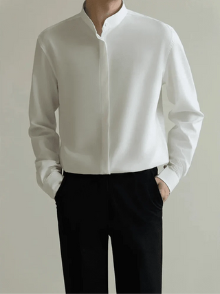 Chemise formelle grande taille style business classique
