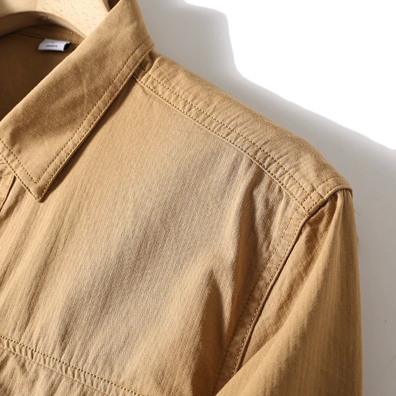 Chemise de travail rétro 100 % coton