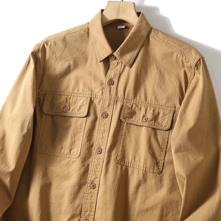 Chemise de travail rétro 100 % coton
