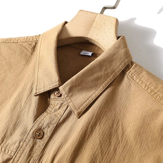 Chemise de travail rétro 100 % coton