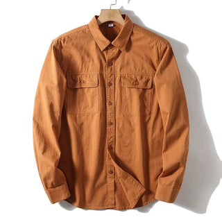 Chemise de travail rétro 100 % coton