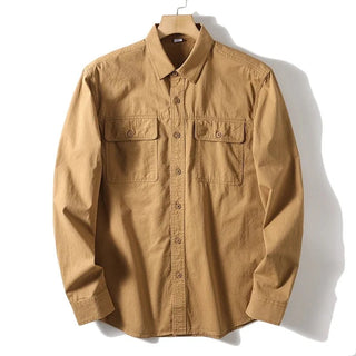 Chemise de travail rétro 100 % coton