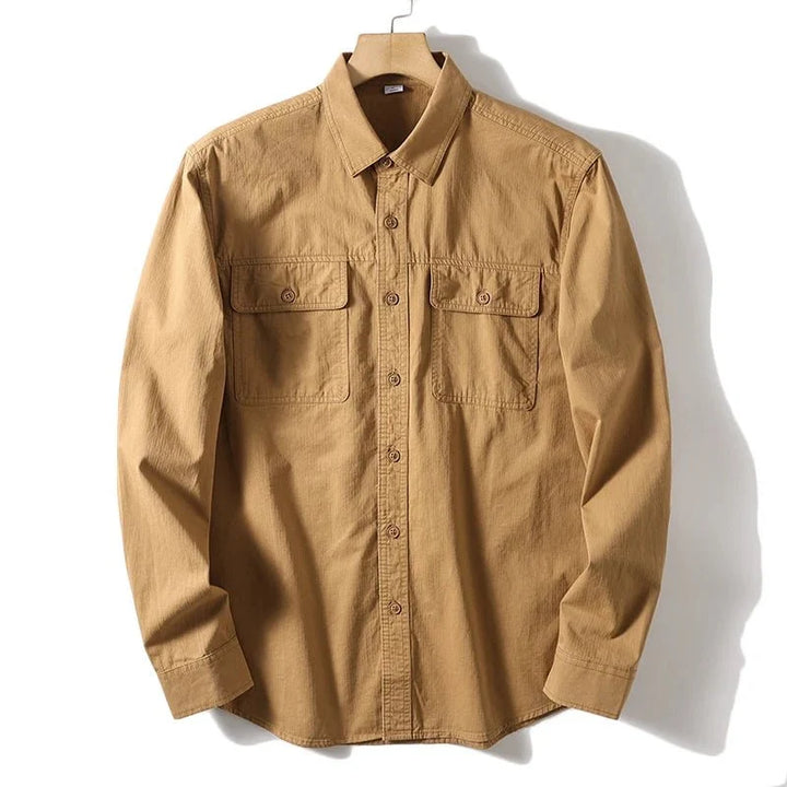 Chemise de travail rétro 100 % coton