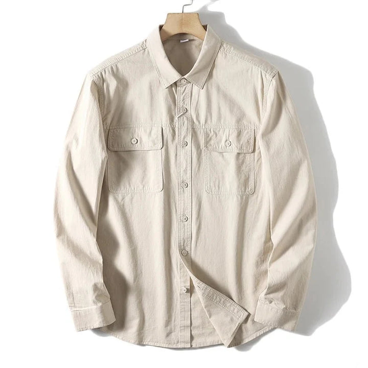 Chemise de travail rétro 100 % coton