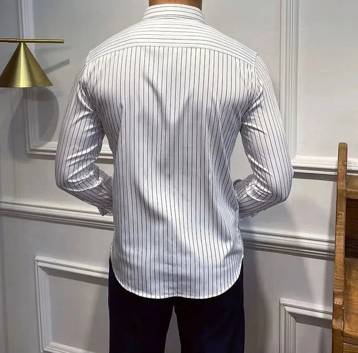 Chemise britannique à rayures