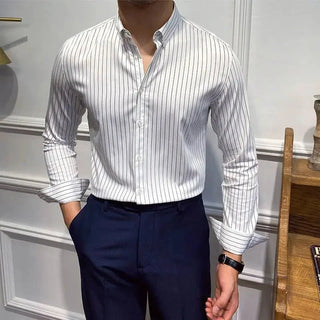 Chemise britannique à rayures