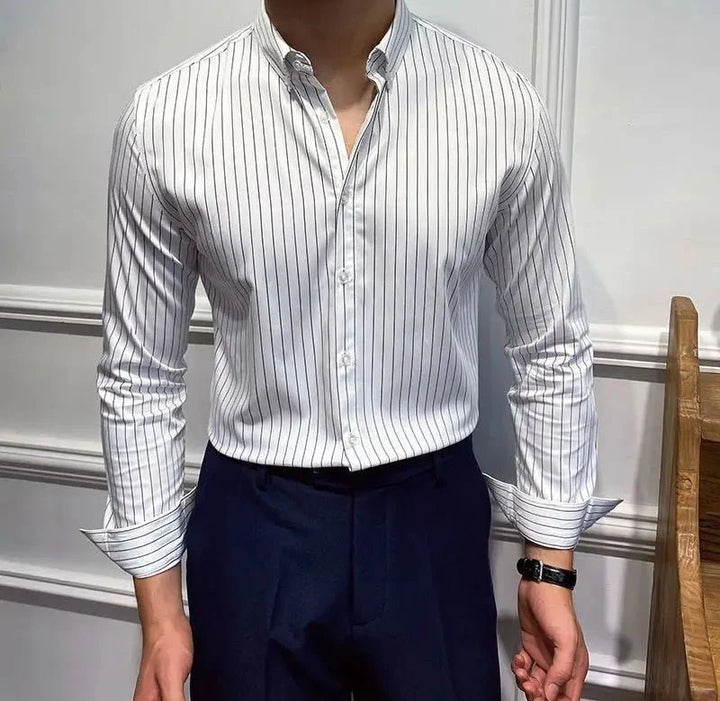 Chemise britannique à rayures