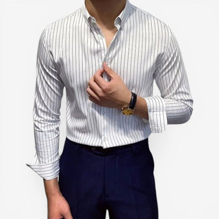 Chemise britannique à rayures