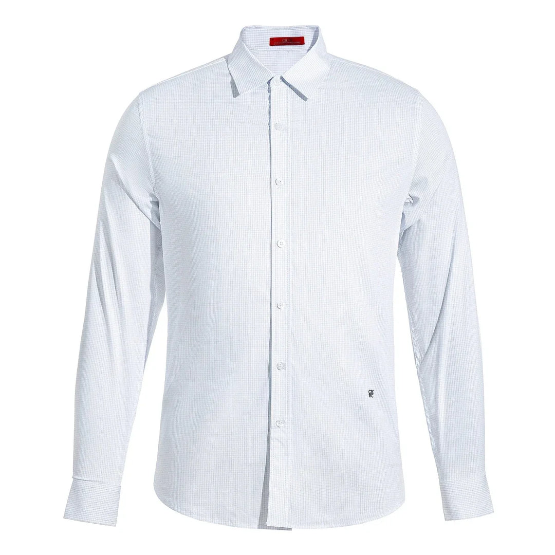 Chemise business blanche en pur coton