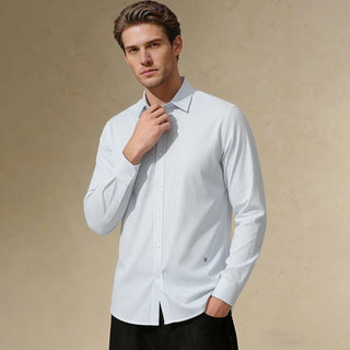 Chemise business blanche en pur coton