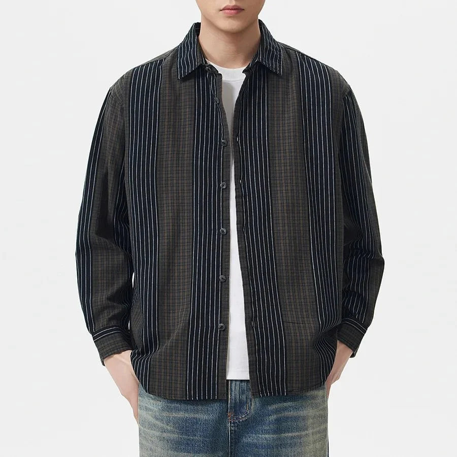 Surchemise décontractée style urbain
