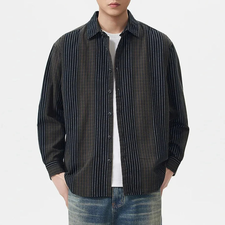 Surchemise décontractée style urbain