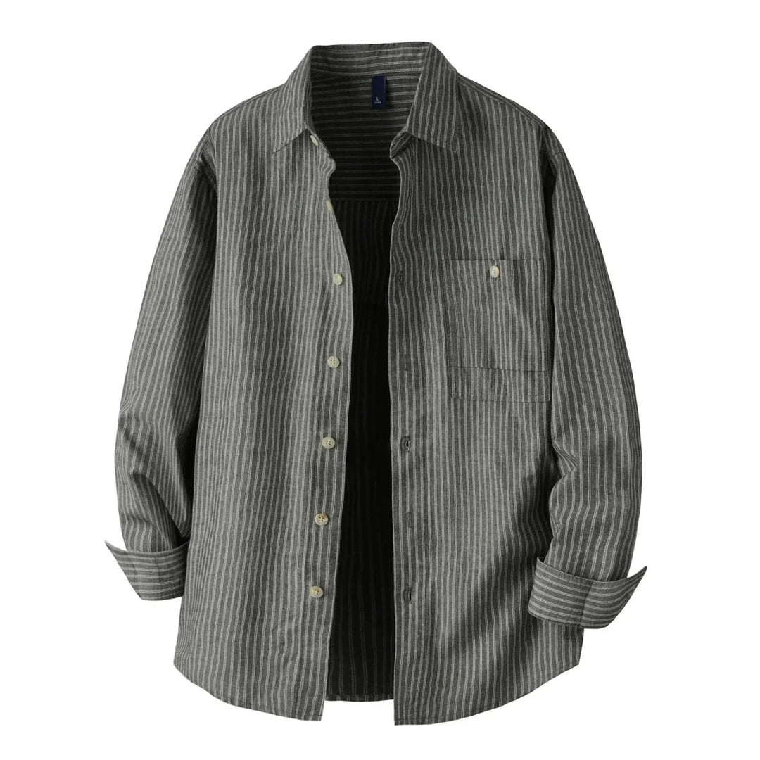 Chemise classique à rayures