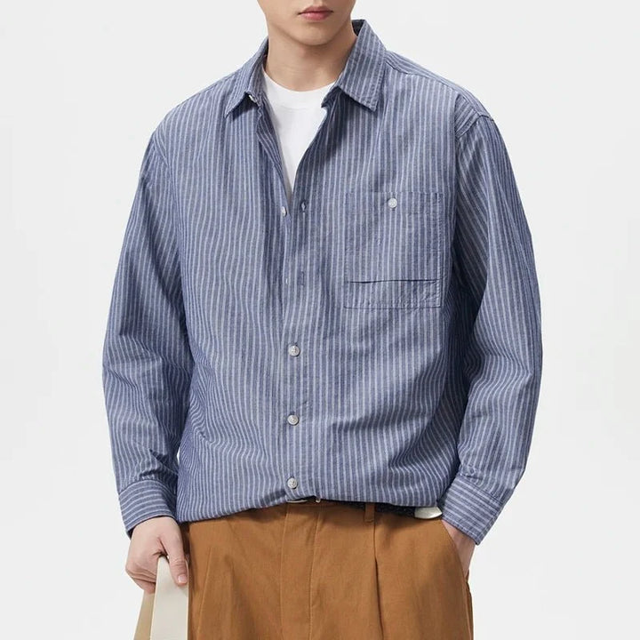 Chemise classique à rayures