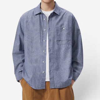 Chemise classique à rayures