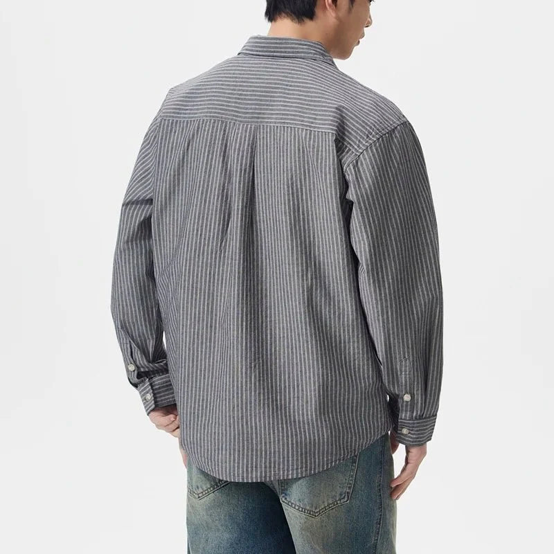 Chemise classique à rayures