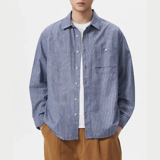 Chemise classique à rayures