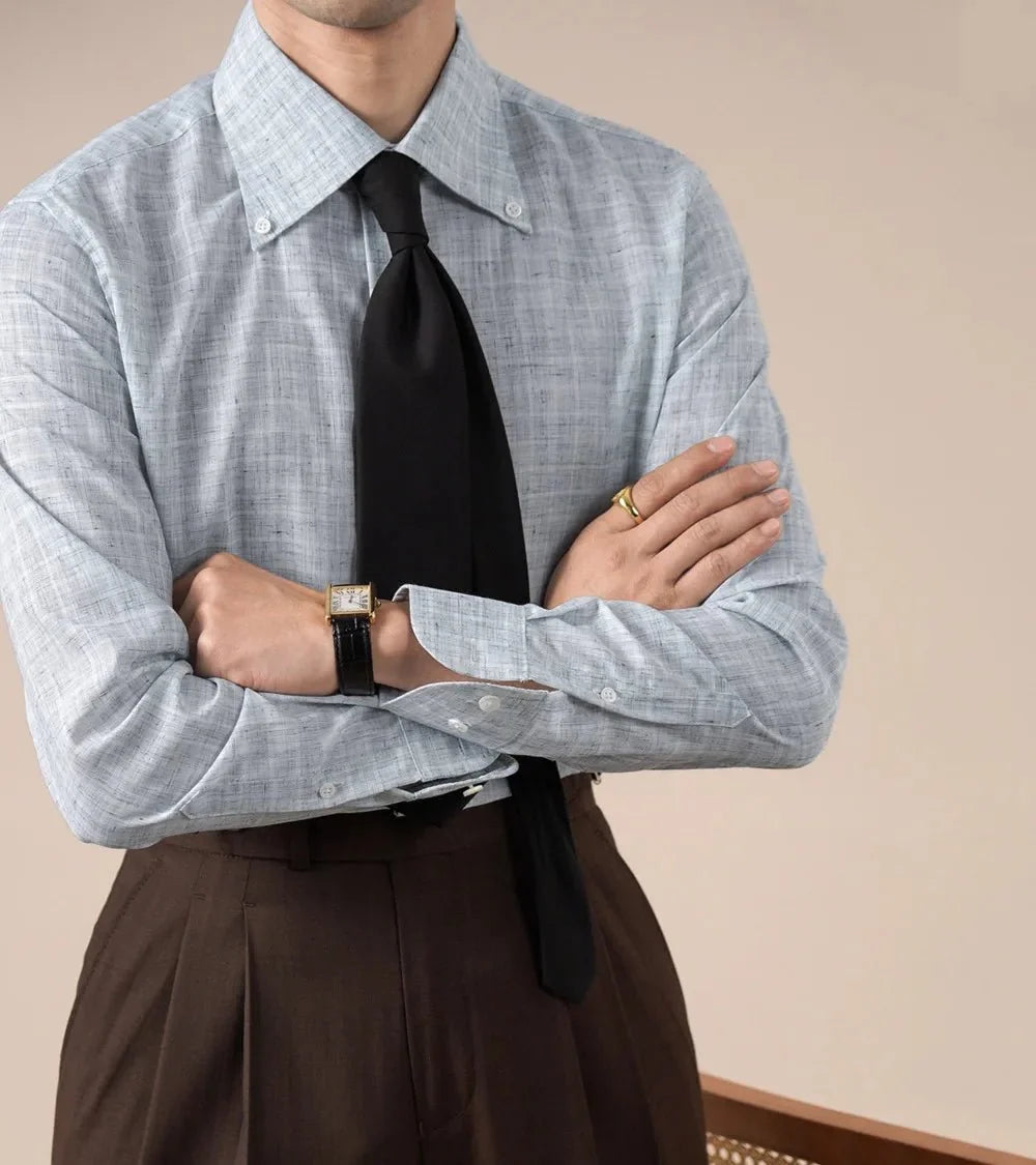 Chemise business à carreaux