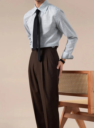 Chemise business à carreaux