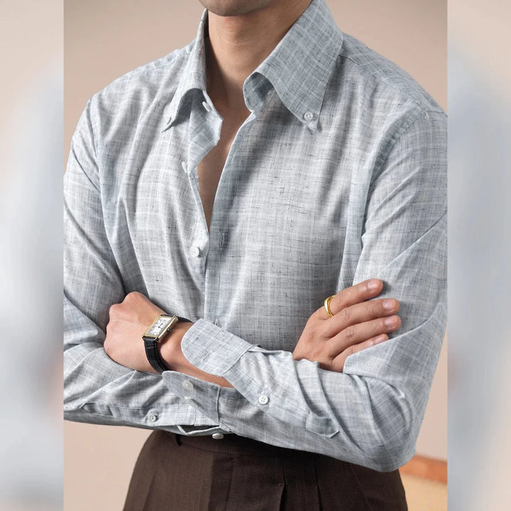 Chemise business à carreaux
