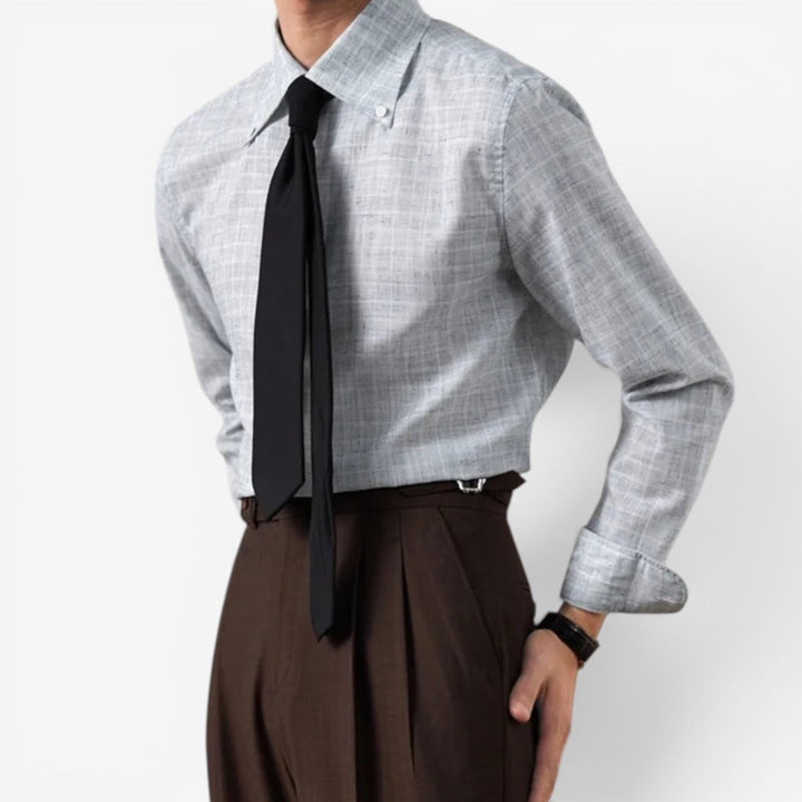 Chemise business à carreaux
