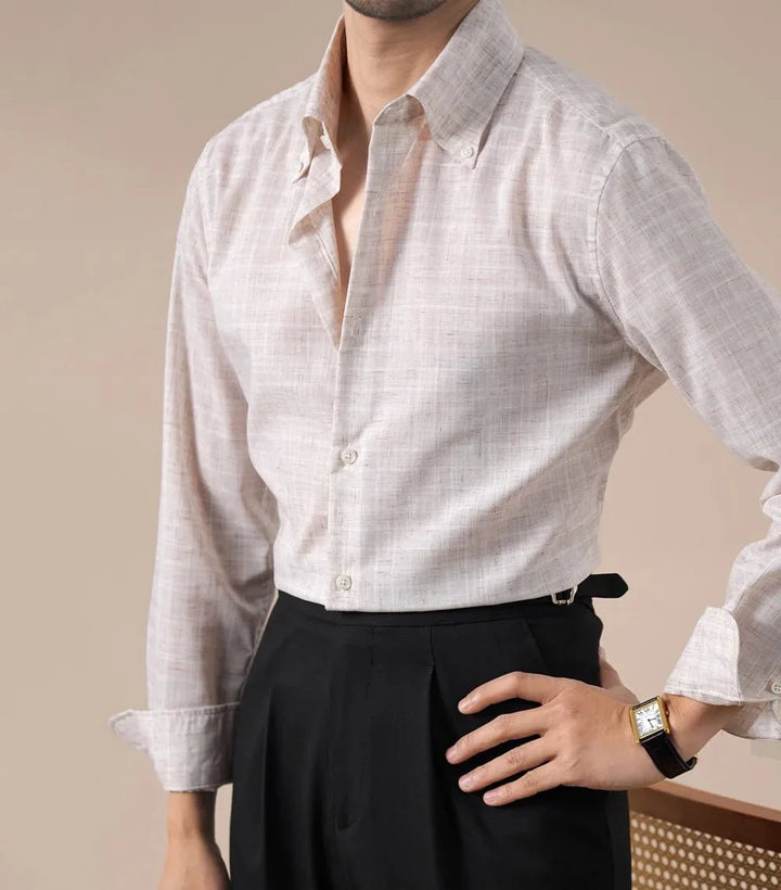 Chemise business à carreaux