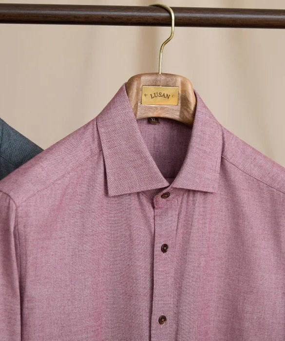 Chemise rétro élégante en pur coton