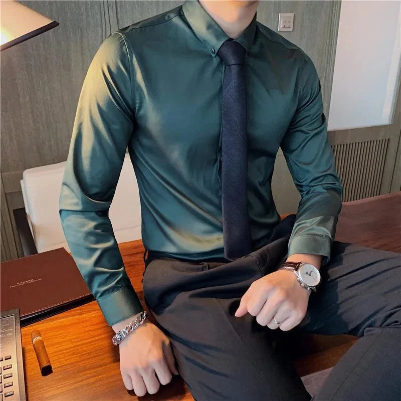 Chemise élégante slim fit