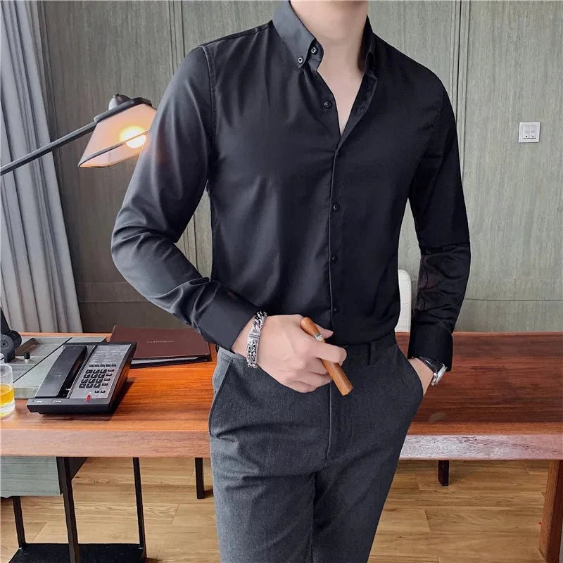 Chemise élégante slim fit