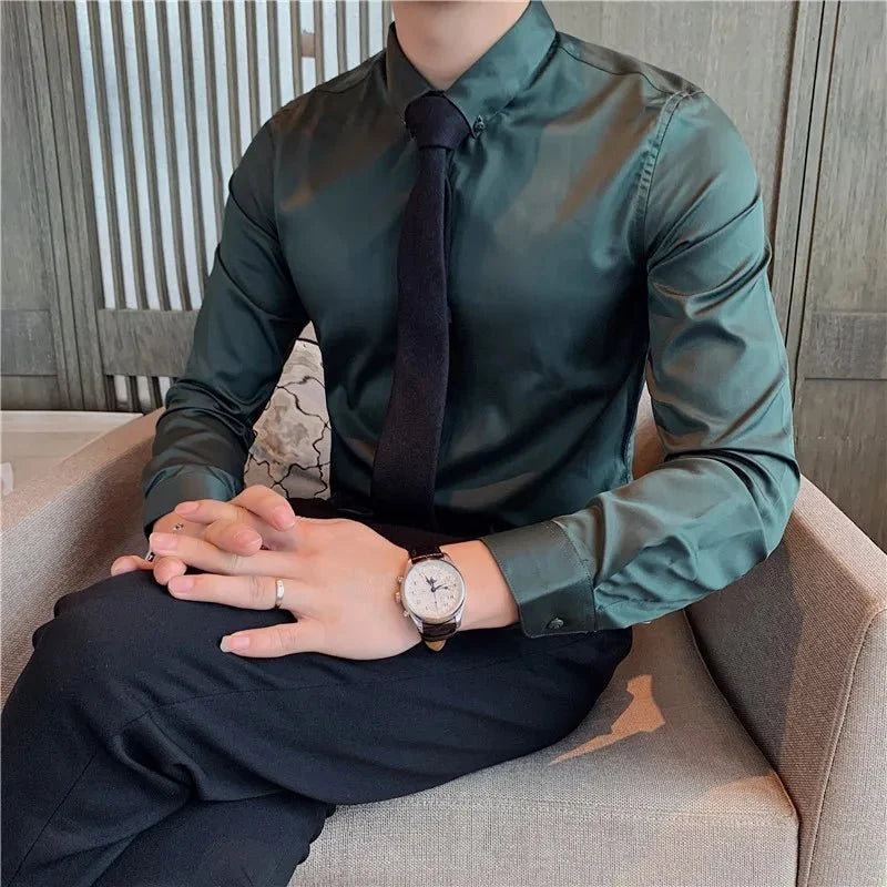 Chemise élégante slim fit