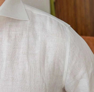 Chemise légère en lin à manches longues