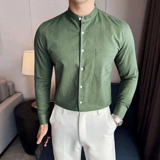 Chemise d’été en mélange de lin