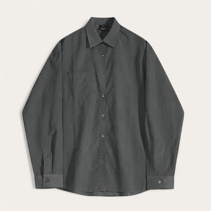 Chemise coréenne business décontractée coupe ample