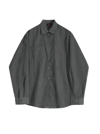 Chemise coréenne business décontractée coupe ample