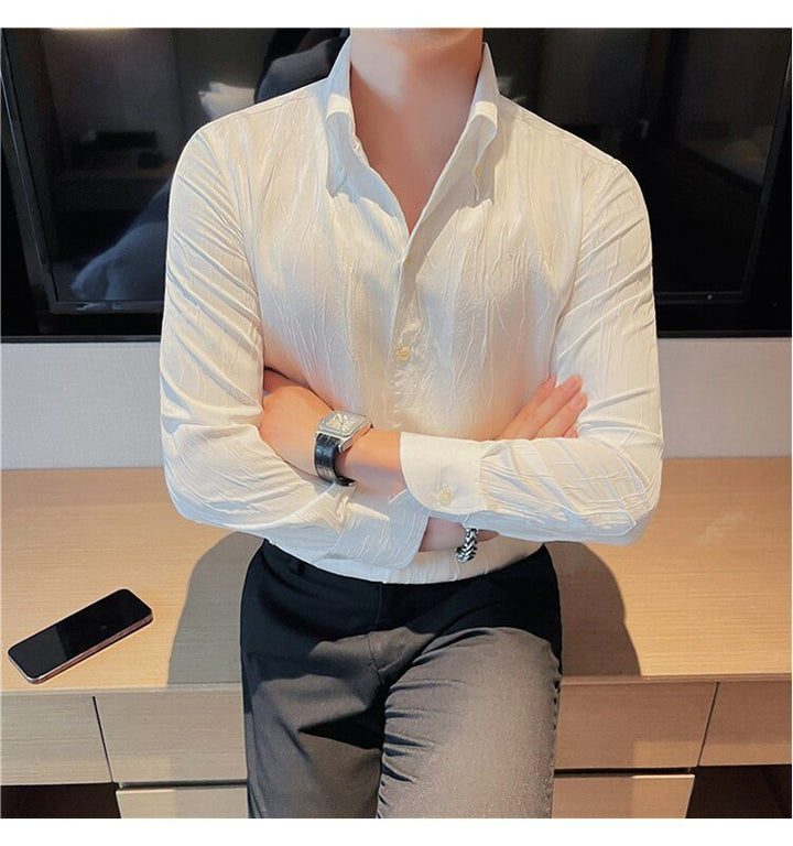 Chemise premium à manches longues