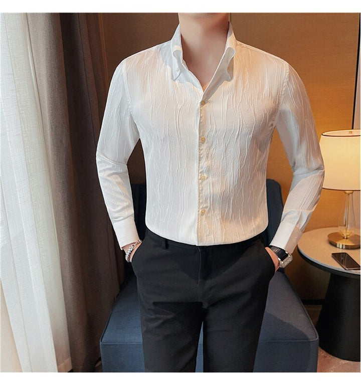 Chemise premium à manches longues