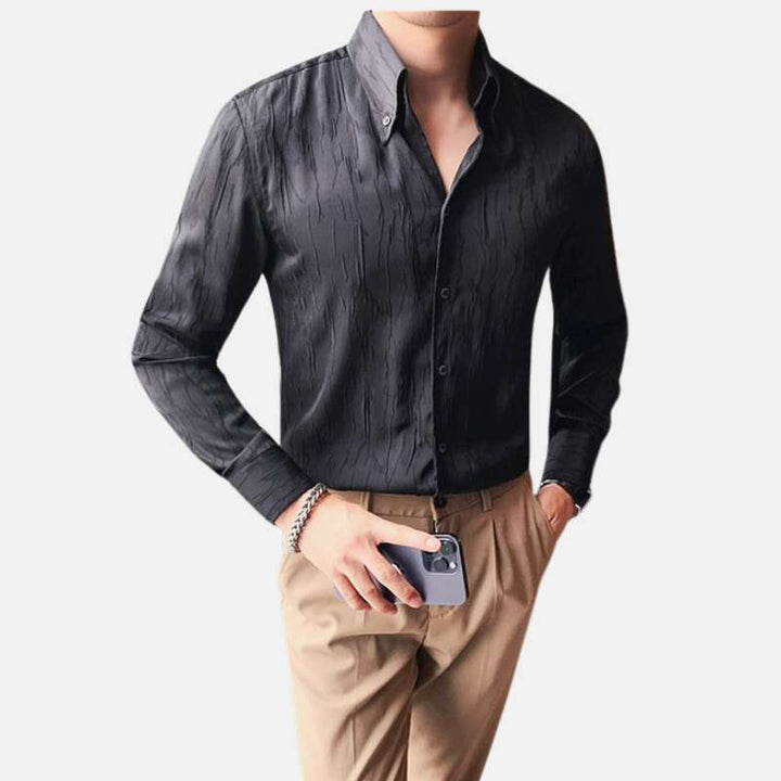 Chemise premium à manches longues