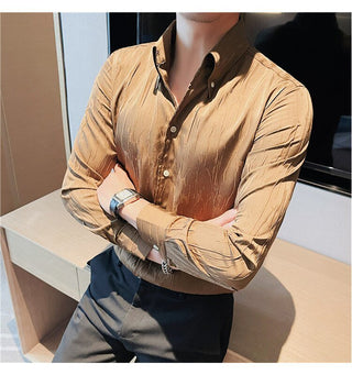 Chemise premium à manches longues