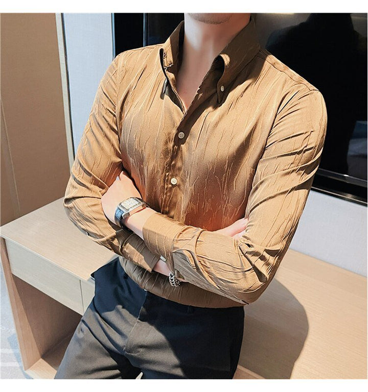 Chemise premium à manches longues