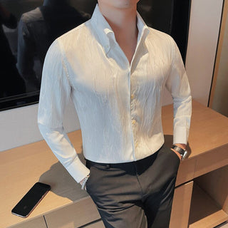Chemise premium à manches longues