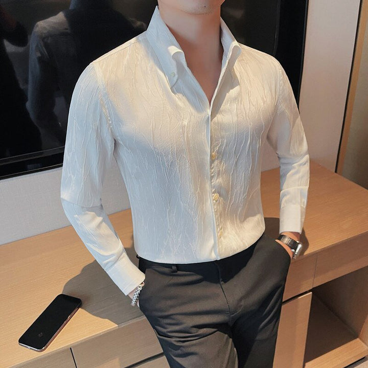 Chemise premium à manches longues